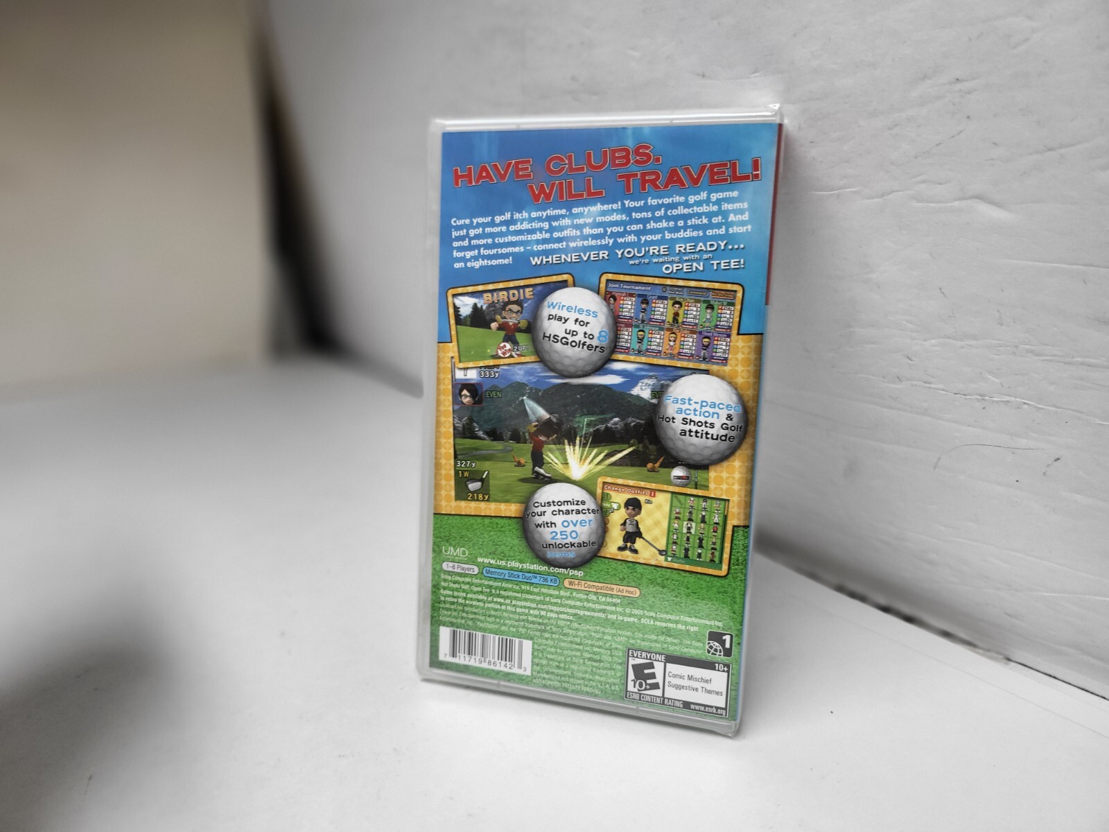 NEW Factory Sealed Hot Shots Golf Open Tee Game for the SONY PSP Console System