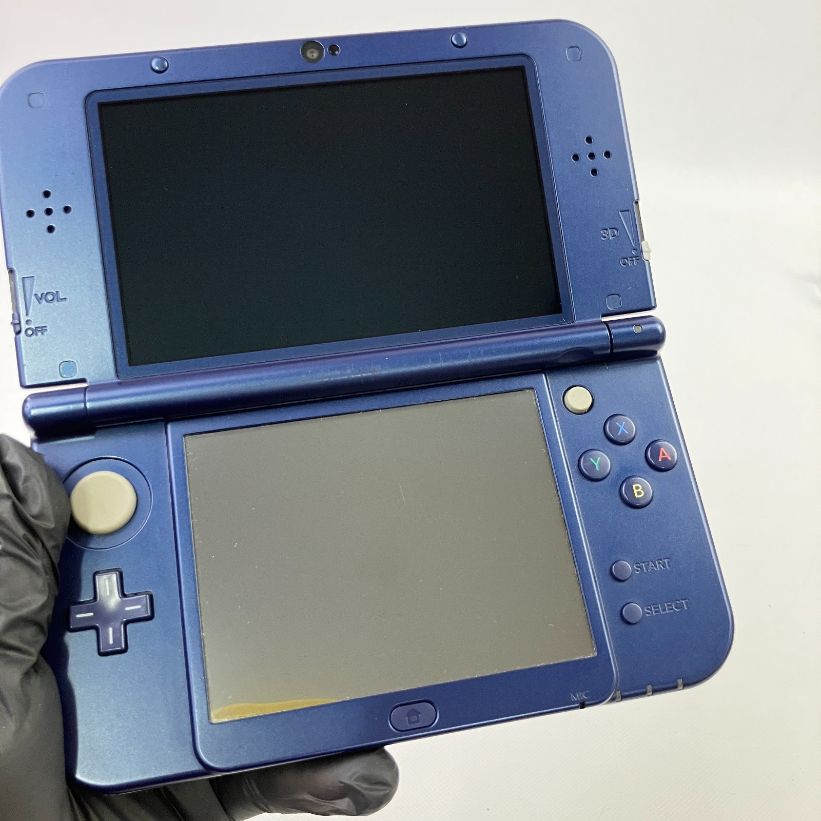 TOP IPS Nintendo new 3DS LL XL Metallic Blue Console Region Locked Japanese Only