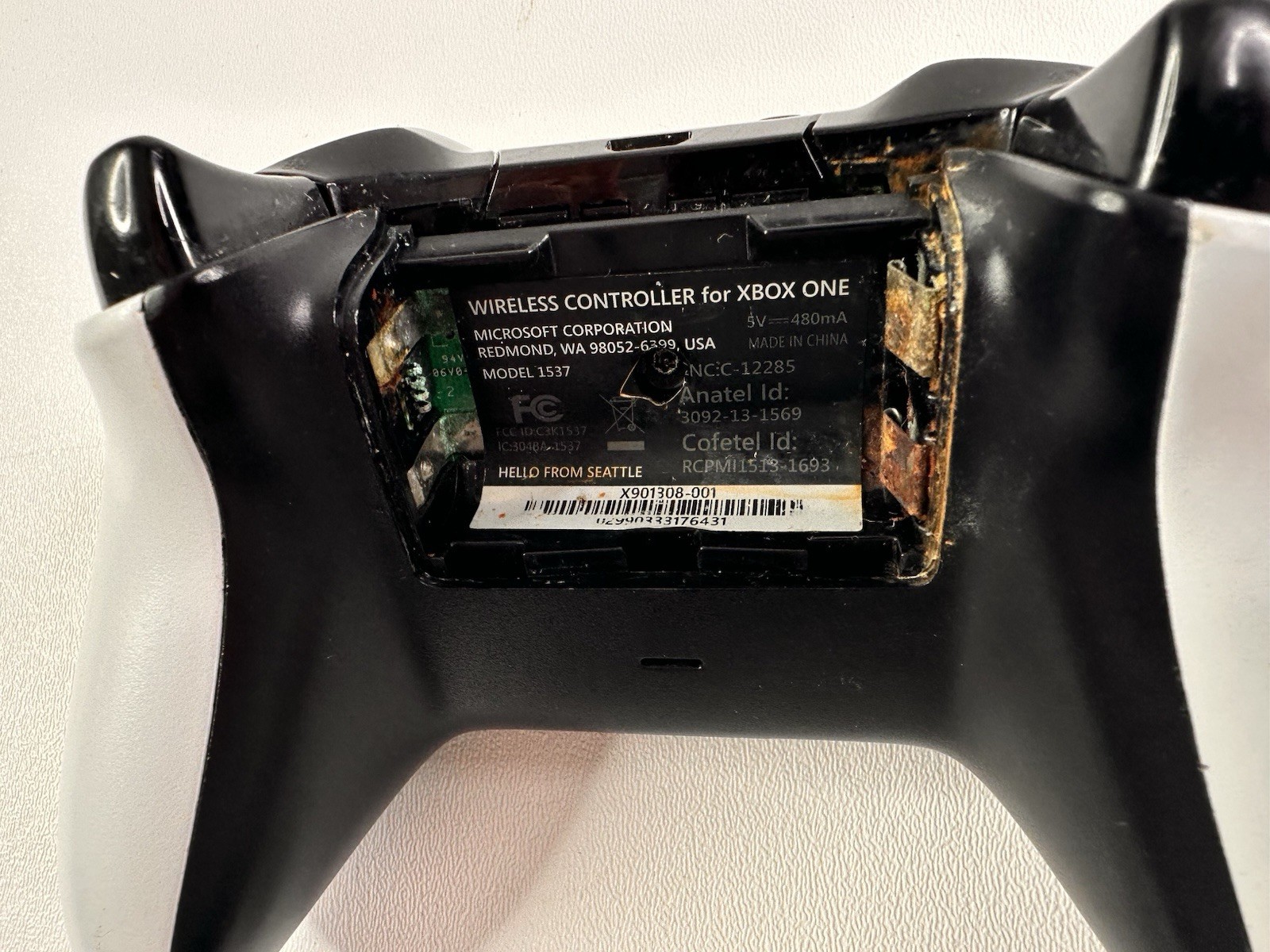 Xbox One Controller Model 1537 Parts Only White