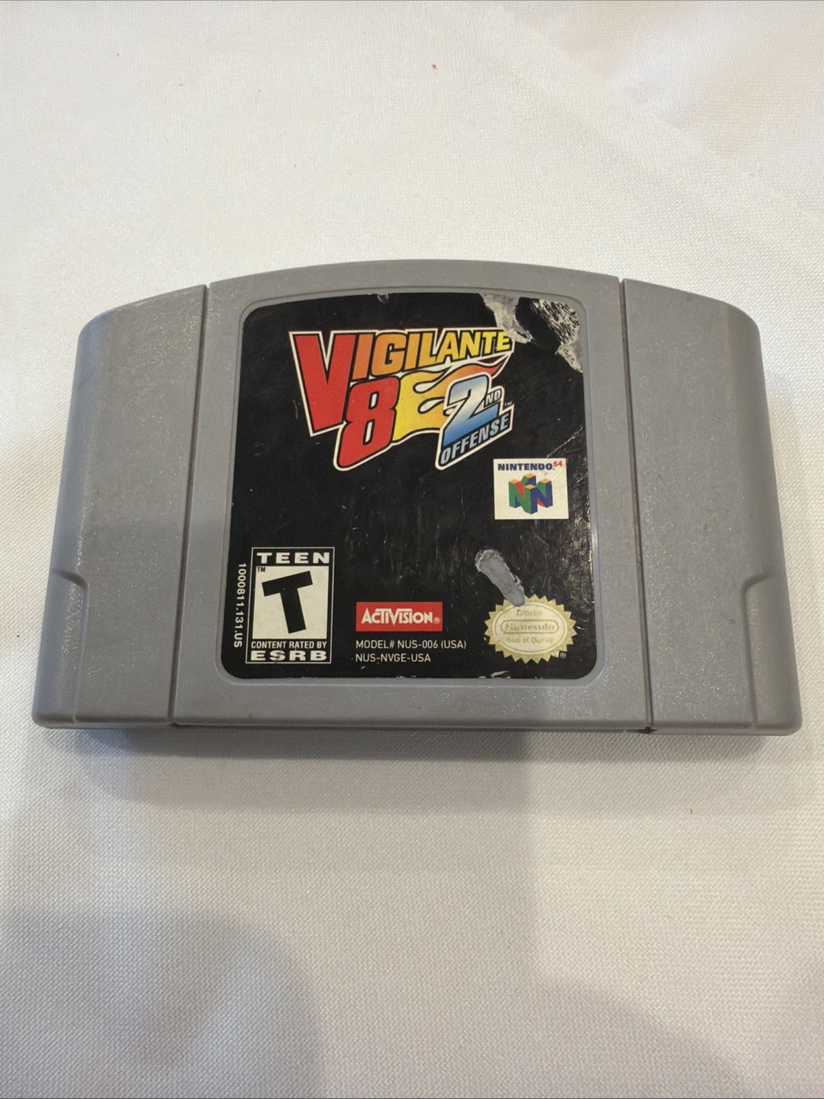 Vigilante 8 2nd Offense Nintendo 64 N64 Authentic Cartridge Tested Working