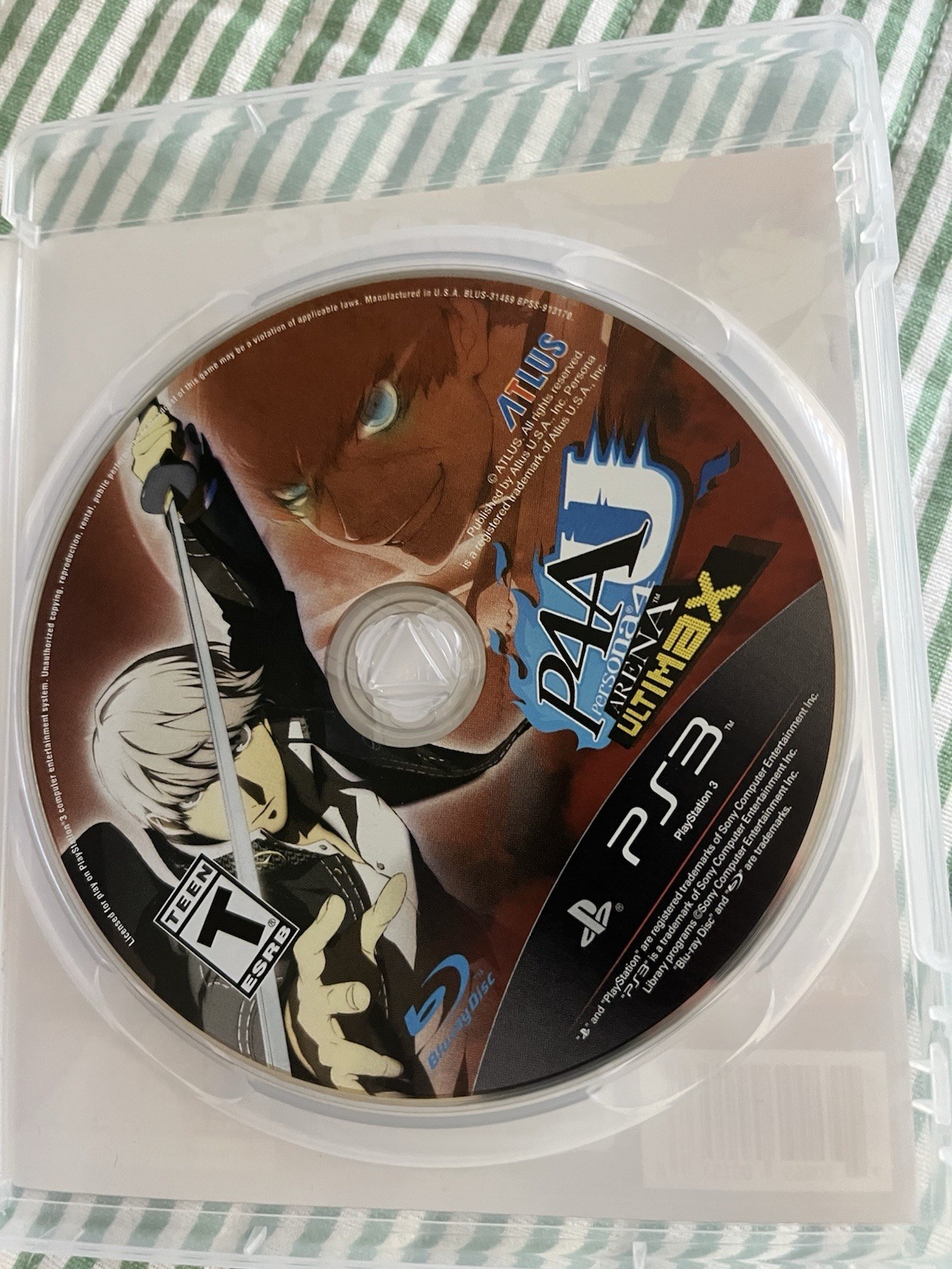 Persona 4: Arena Ultimax (Sony PlayStation 3, 2014) CIB W/ Manual Tested Working