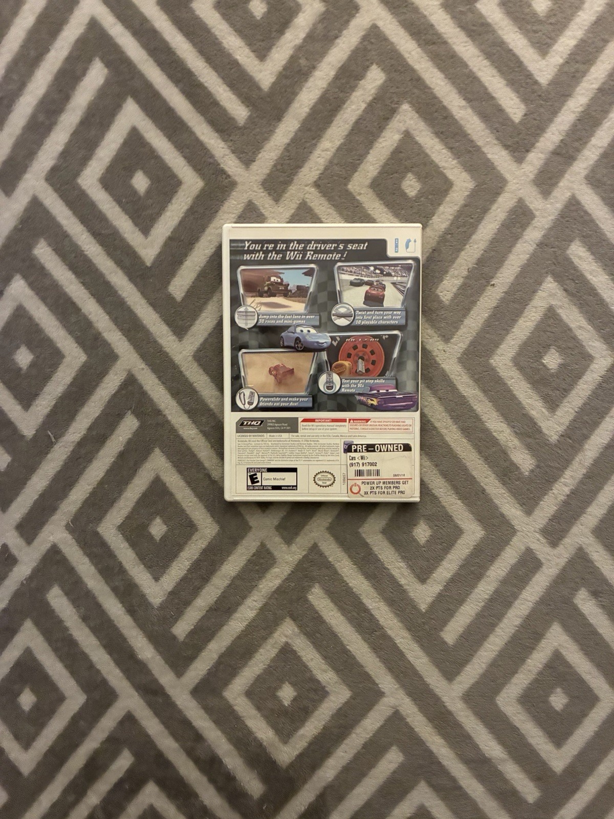 Disney Pixar Cars For Nintendo Wii Complete Tested And Works