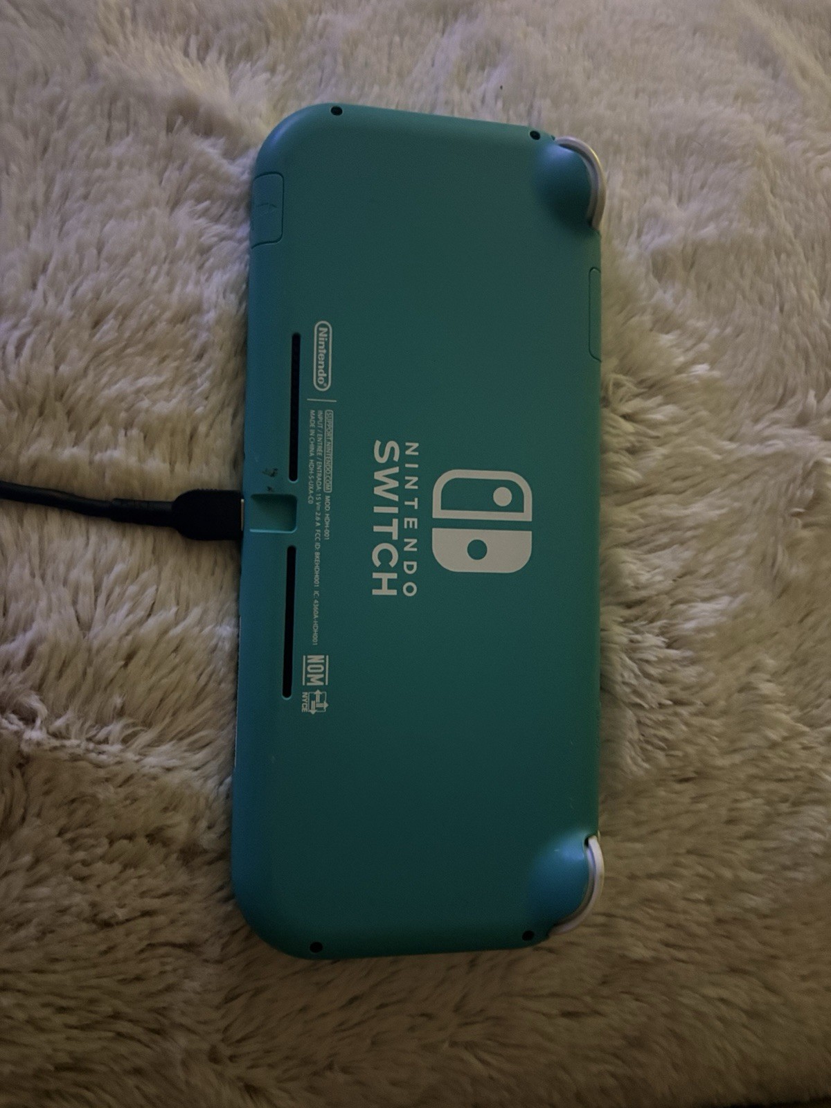 Nintendo Switch Lite Turquoise Handheld Only Console USB-C Headphone Jack