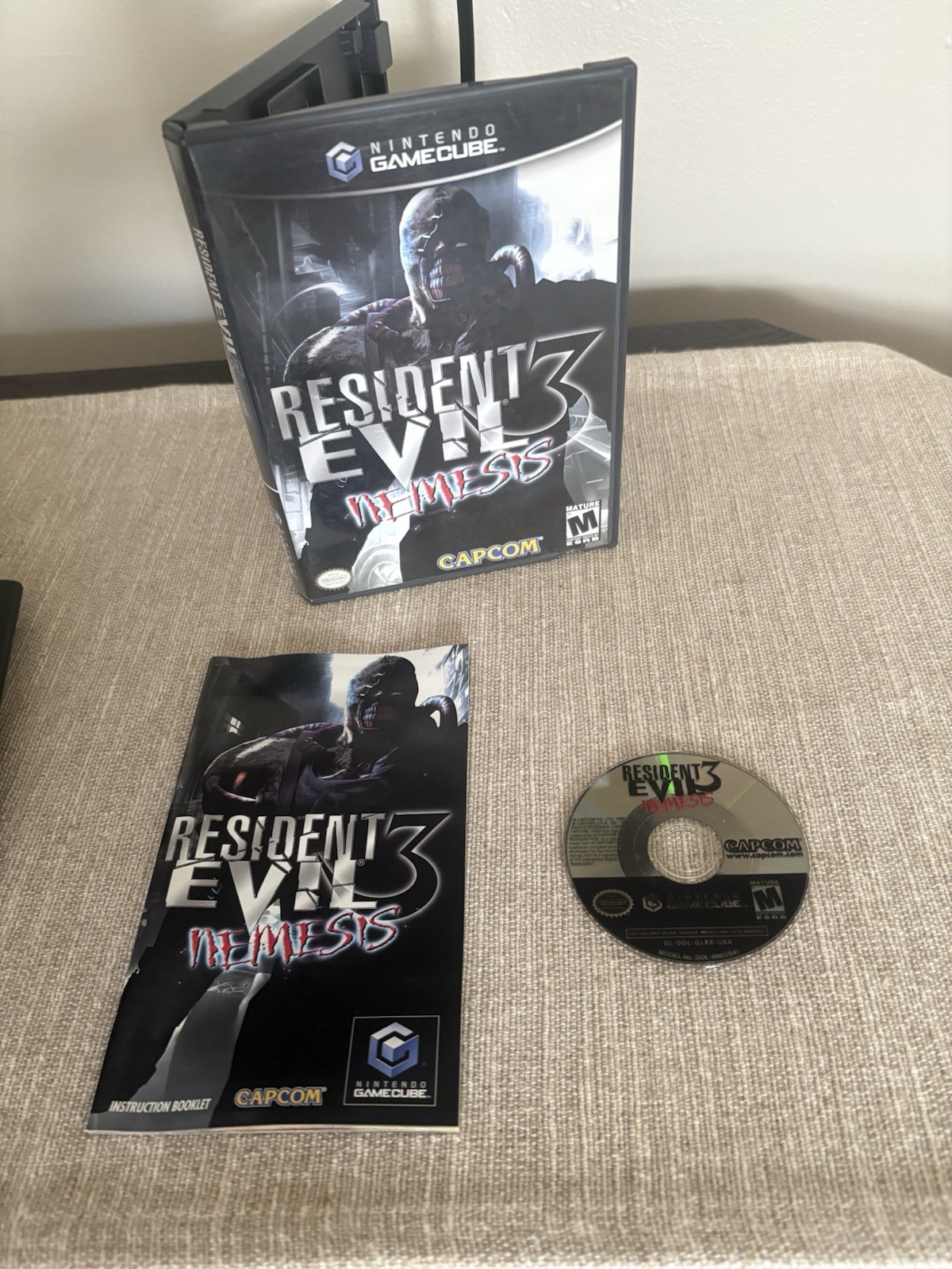 Resident Evil 3 Nemesis with manual and Resident Evil 0.
