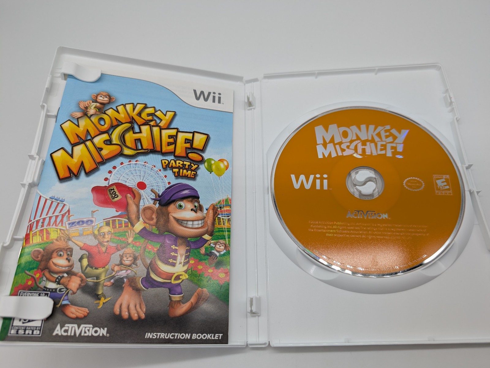 Monkey Mischief! Party Time (Nintendo Wii) VERY GOOD W/MANUAL! MAIL IT TOMORROW!