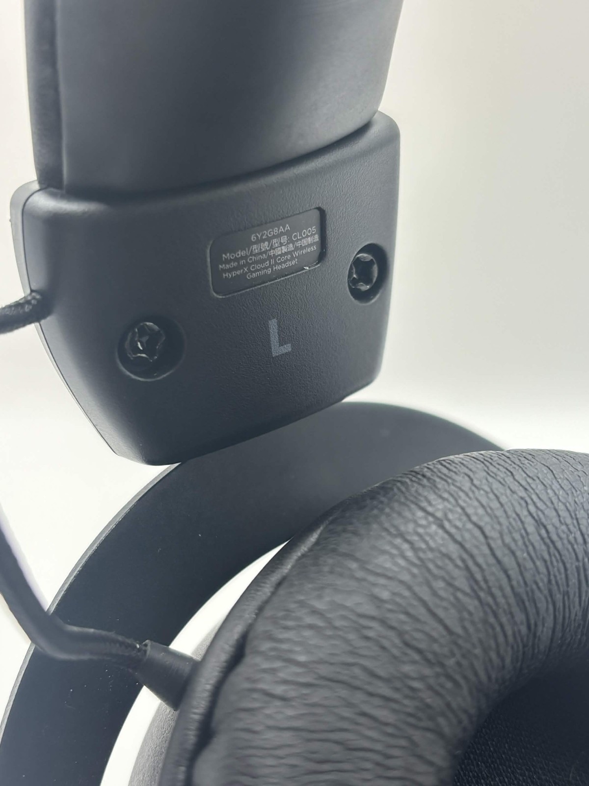 HyperX Cloud II Core Wireless – Gaming Headset, Black [6Y2G8AA] NO DONLGE