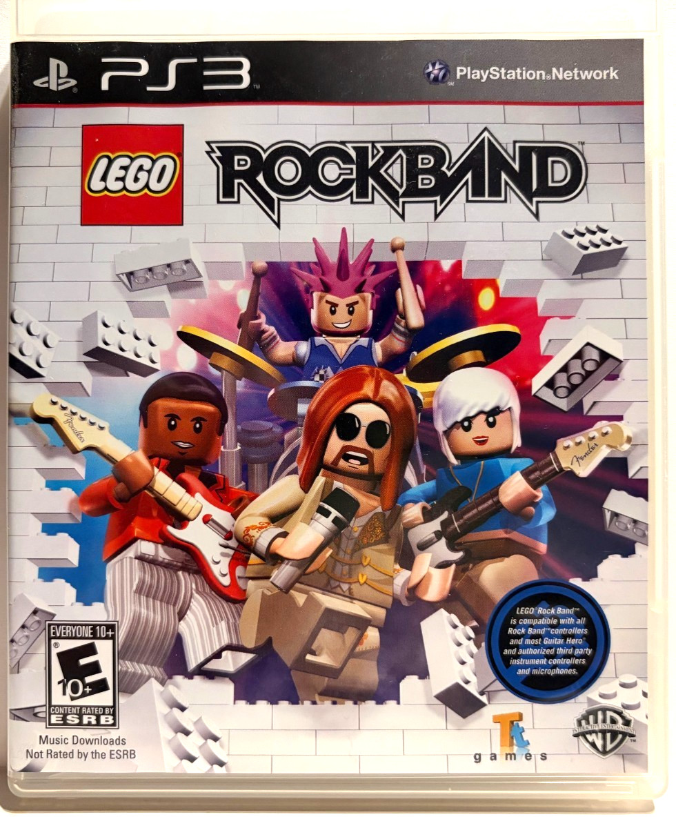 Sony PS3 LEGO Rock Band Complete Manual Included