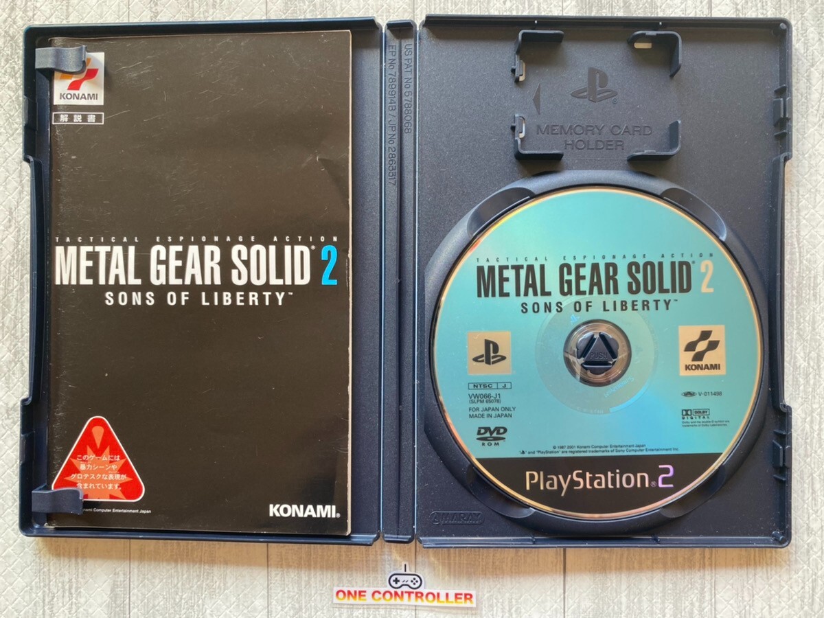 SONY PS 1 & 2 Metal Gear Solid 1 & 2 & 3 & Oz First Edition set from Japan