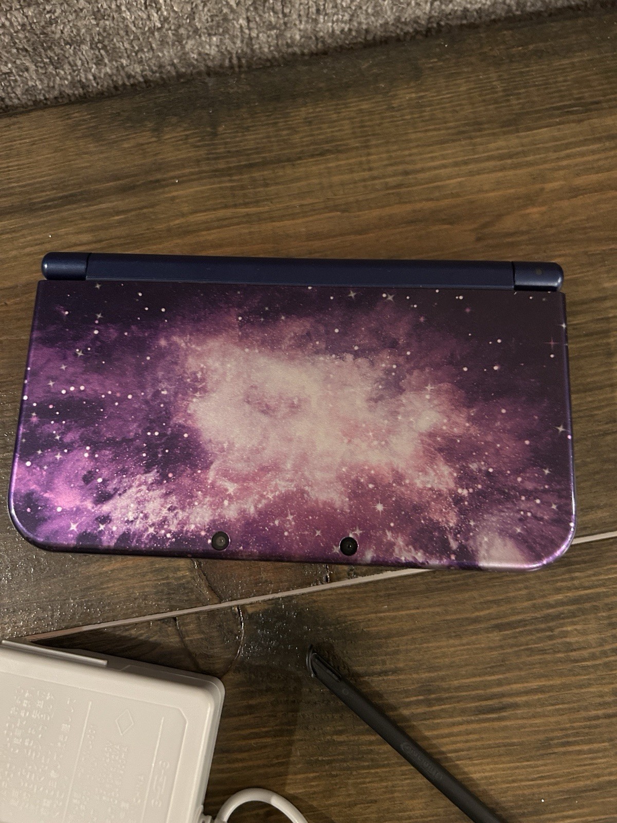 Nintendo New 3DS XL Galaxy Edition Purple Console RED-001, Charger, Loaded Games