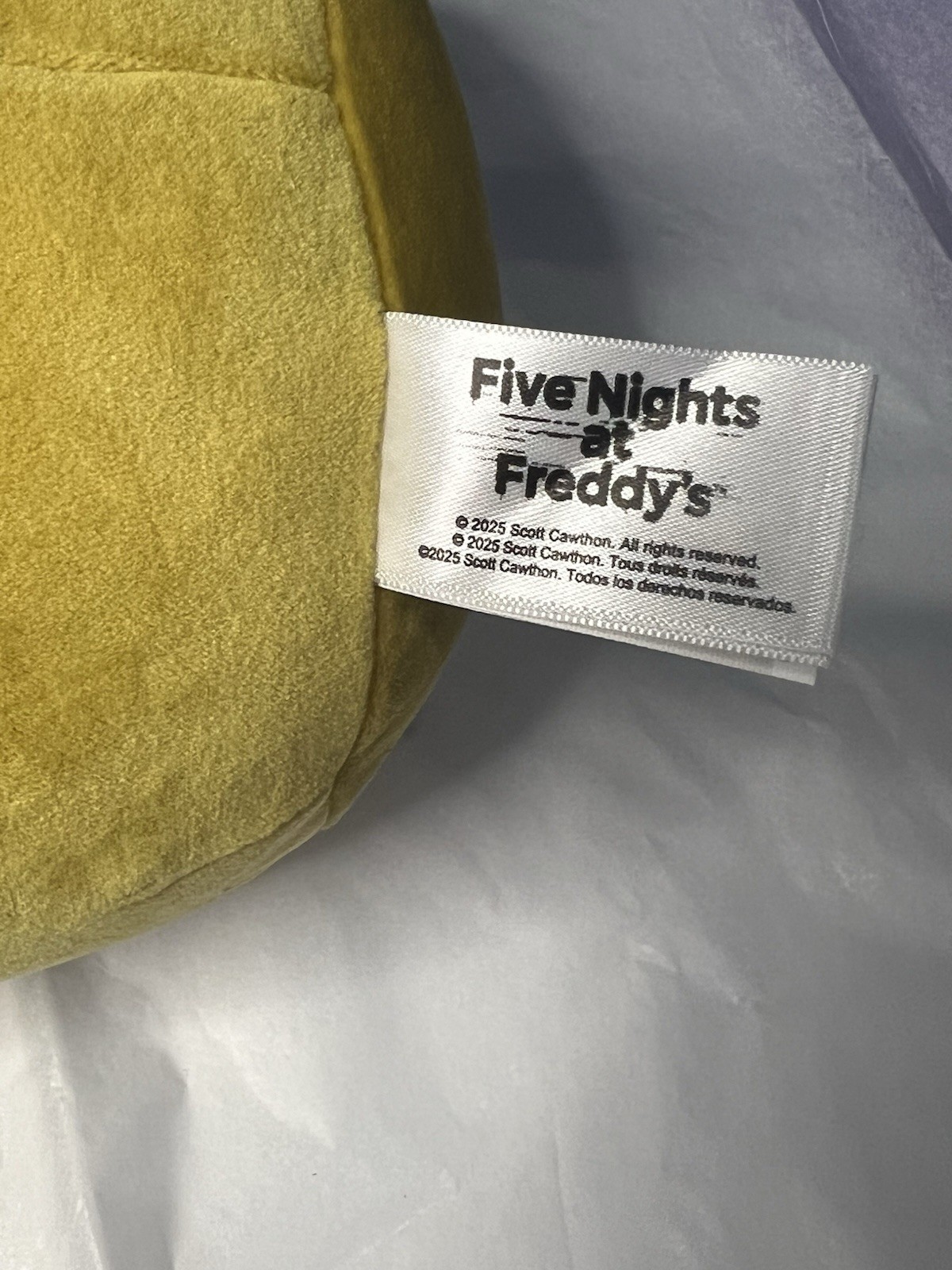 Five Nights at Freddy’s Jazwares Golden Freddy Squishmallow GameStop Exclusive