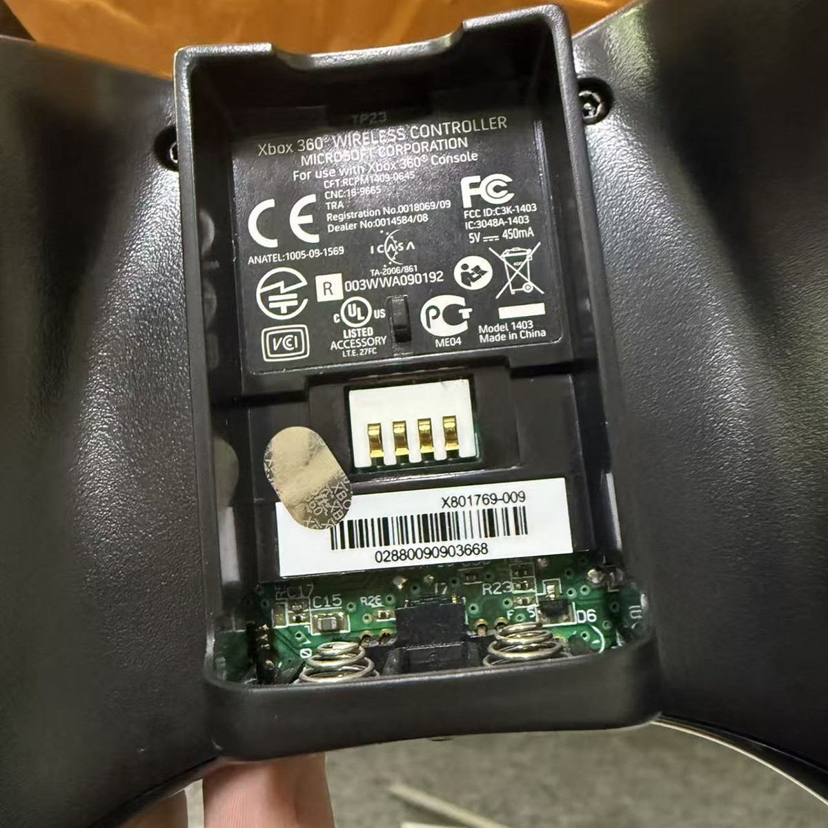 Original Microsoft Xbox 360 & PC Windows Wireless Controller 1403 OEM -Excellent