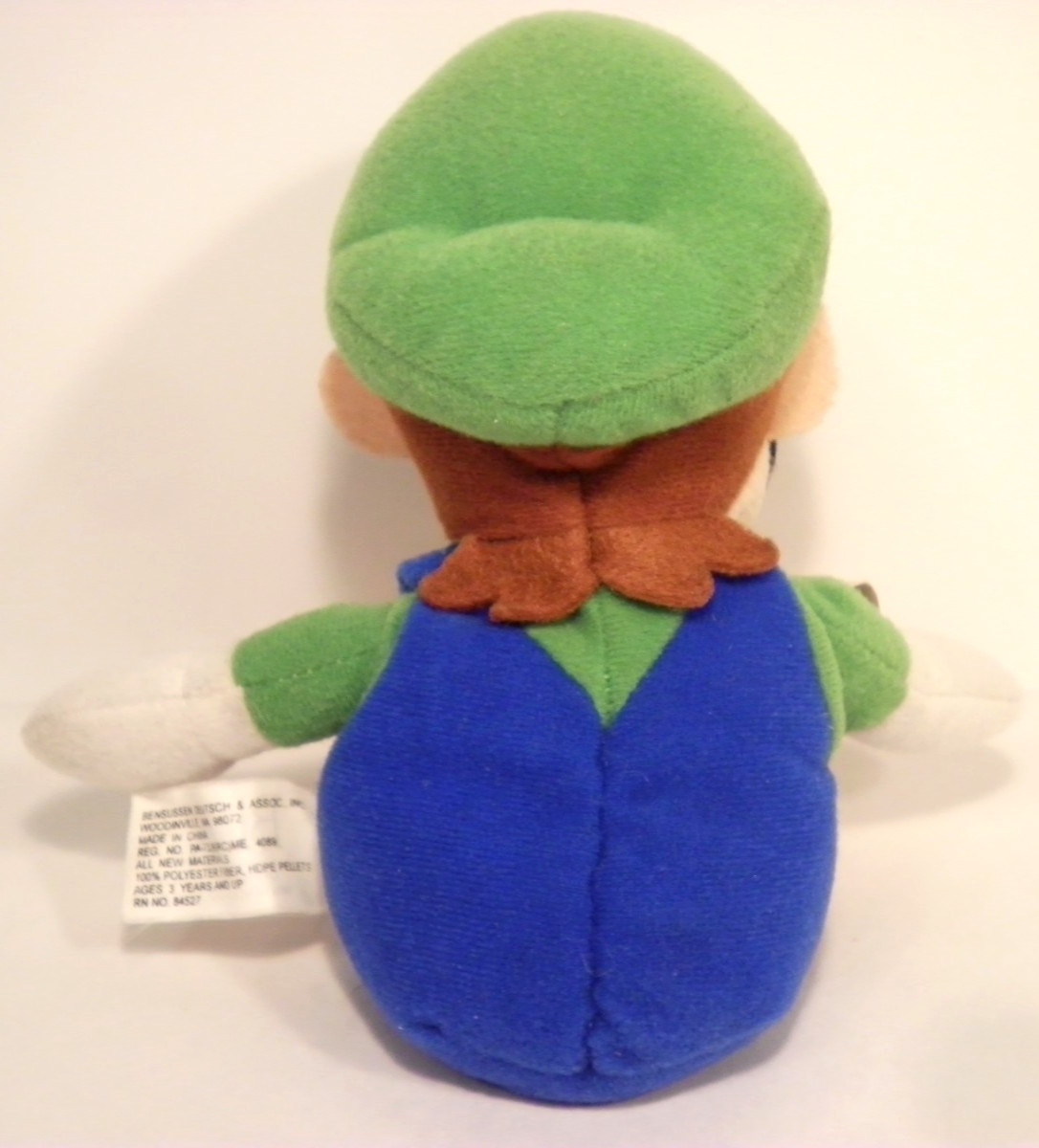 1997 Plush Nintendo 64 Luigi 8″ BD & A Beanie All Tags Officially Licensed 20033