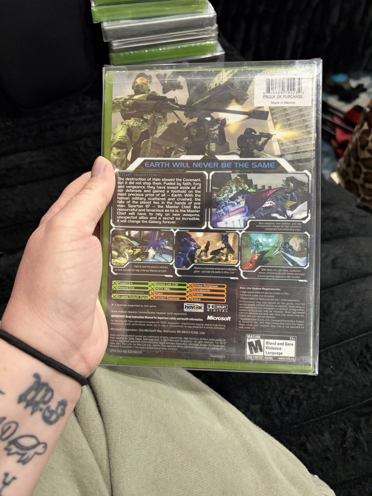 Halo 2 Xbox Sealed With Hype Sticker