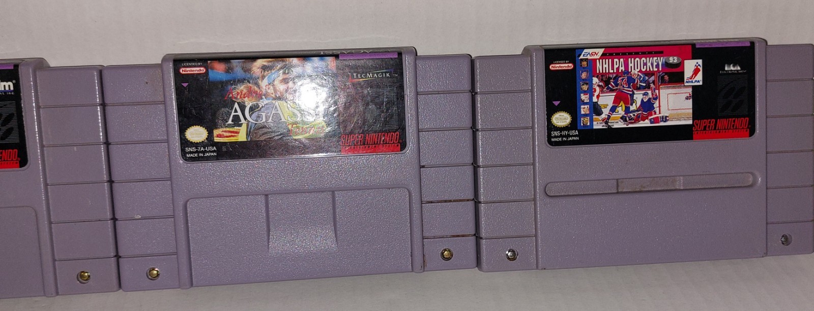 Lot Of 4 Super Nintendo Mixed Sports Games SNES Cartridge ONLY
