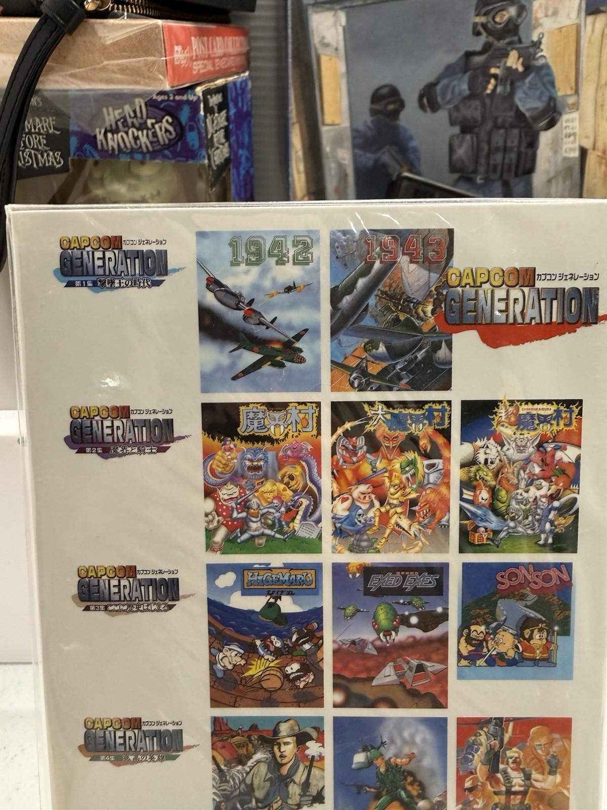 CAPCOM GENERATION Postcard Set SUPER RARE ANIME MANGA SEGA NINTENDO COLLECTIBLE