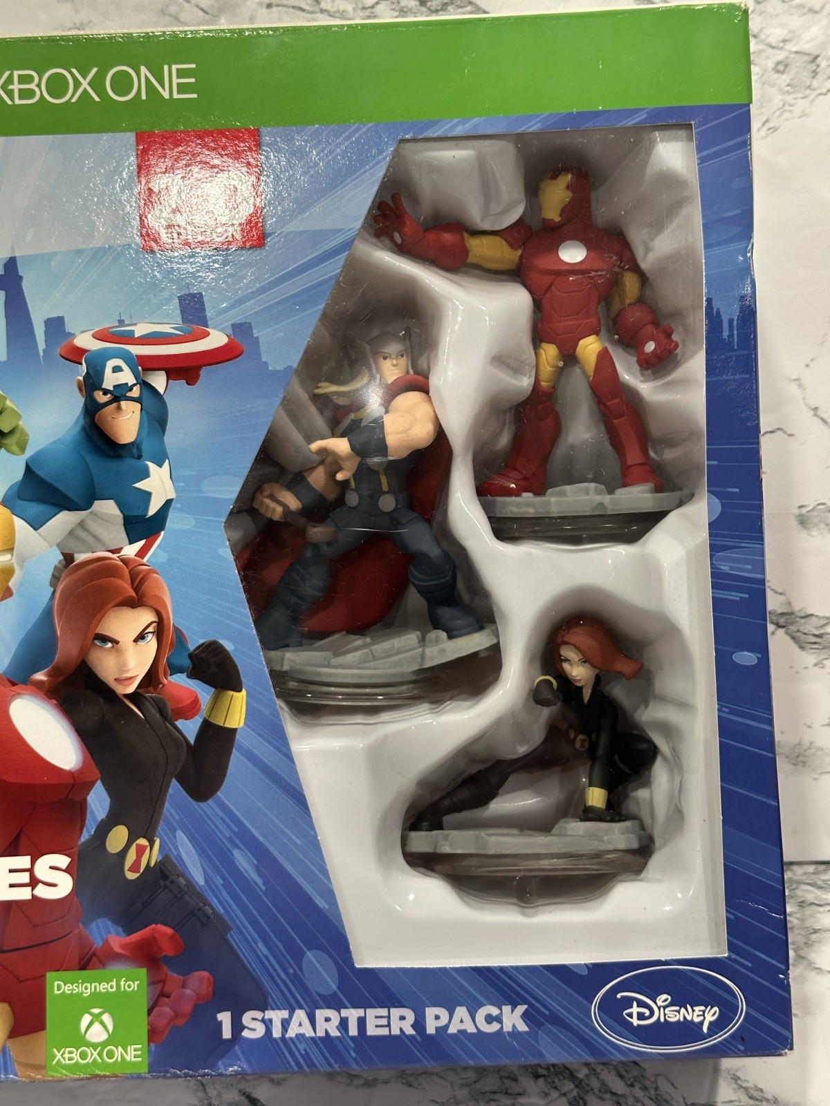 Disney Infinity 2.0 Marvel Super Heroes Starter Pack + Game Xbox One 8038023 NIB