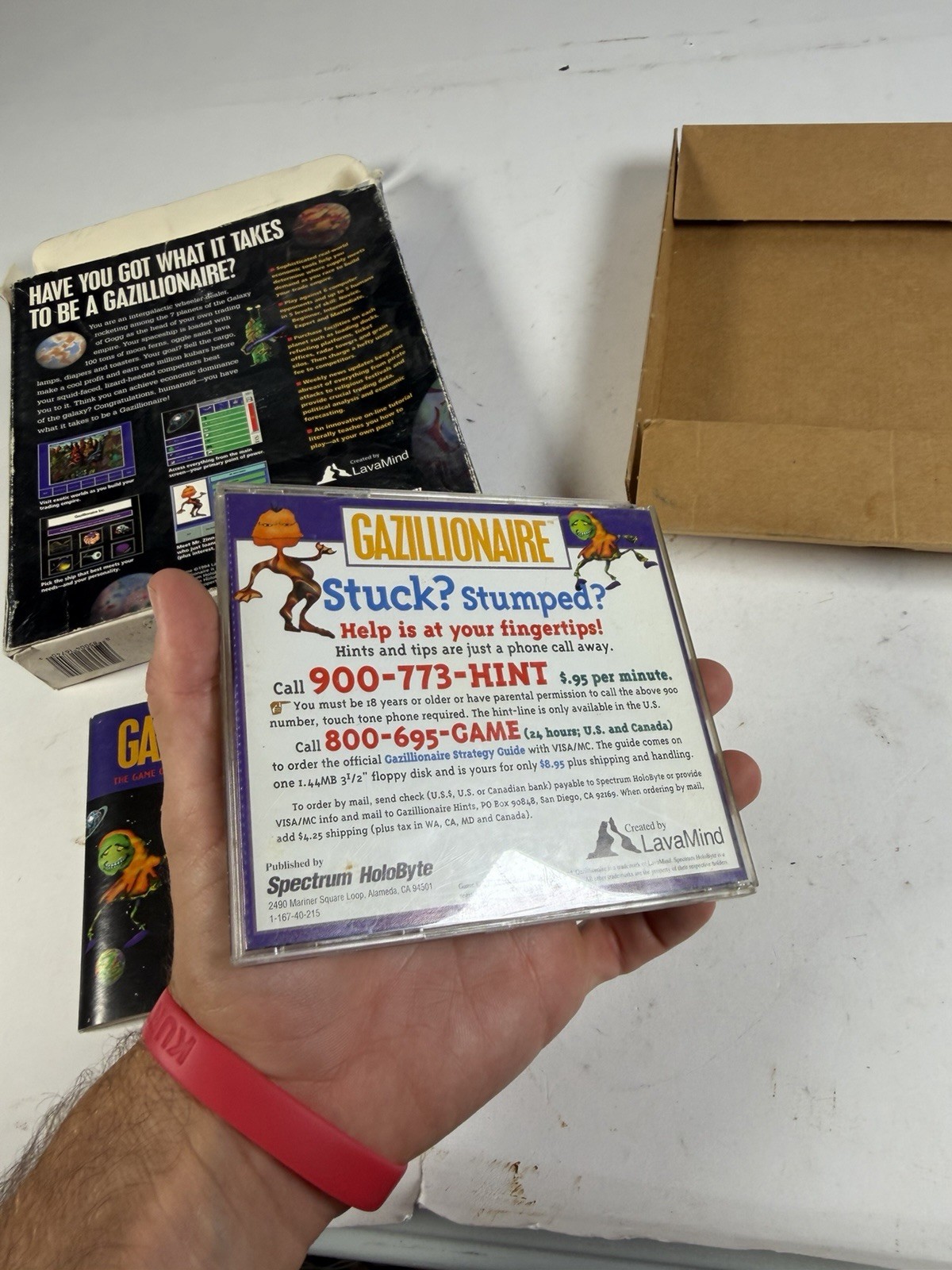 GAZILLIONAIRE 1994 EDITION Windows CD ROM – COMPLETE