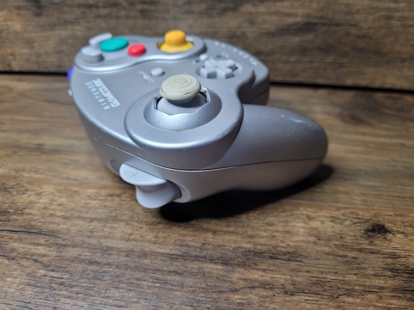 Nintendo Gamecube Wavebird Wireless Controller – Platinum( No Dongle Or Back)