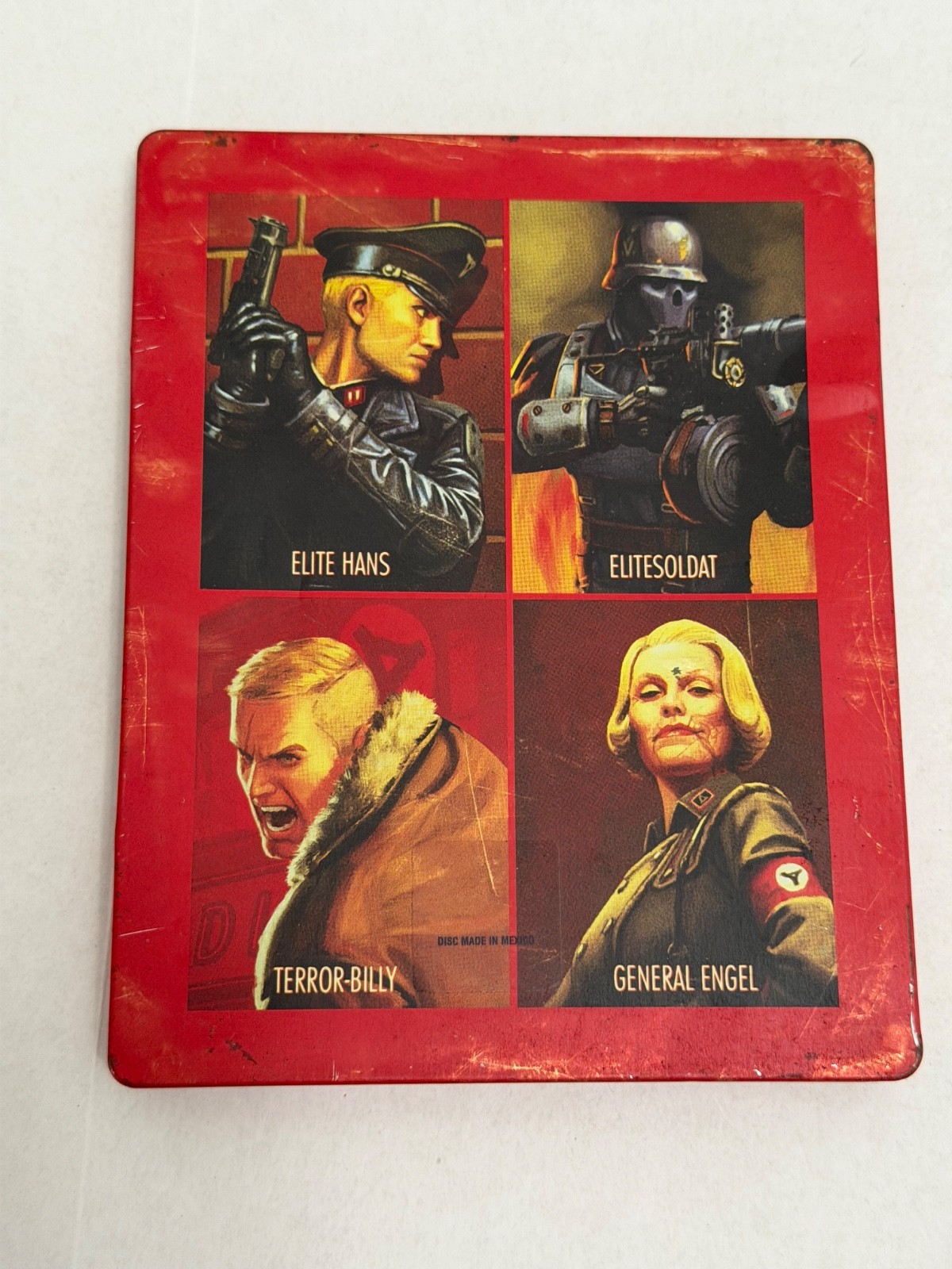 WOLFENSTEIN II (2) THE NEW COLOSSUS STEEL BOOK + GAME COMPLETE