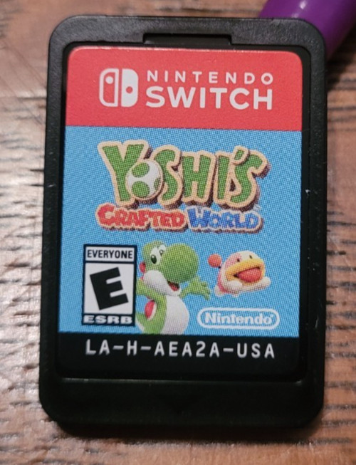 YOSHI’S CRAFTED WORLD (Nintendo Switch) COMPLETE TESTED Platformer RARE 2019 CIB