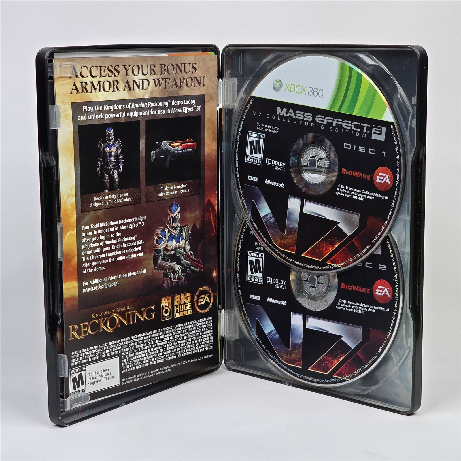 Mass Effect 3: N7 Collector’s Edition (Xbox 360) CIB COMPLETE