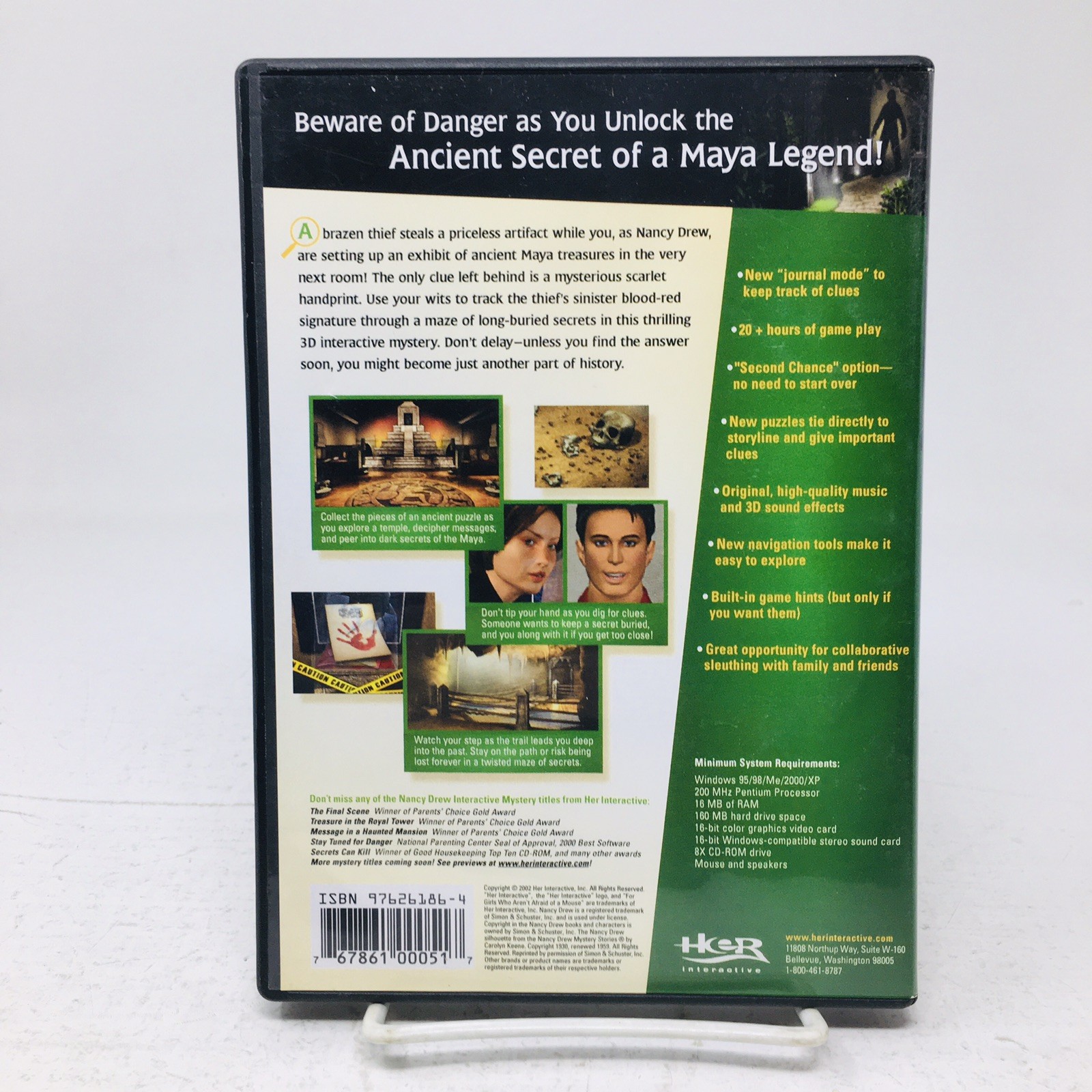 Nancy Drew 6 Secrets Of The Scarlet Hand Windows PC CD-ROM Detective Video Game