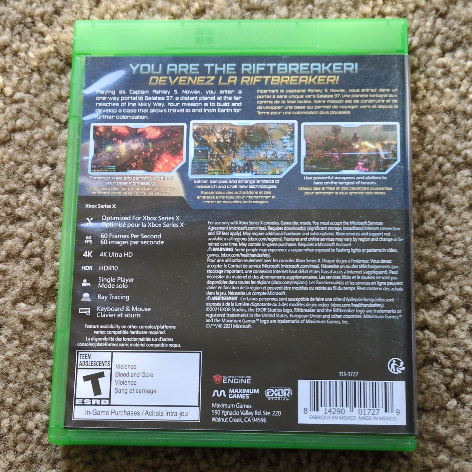 Maximum Games The Riftbreaker Xbox Series X|S 2021 Action T NTSC-U/C 4K HDR10