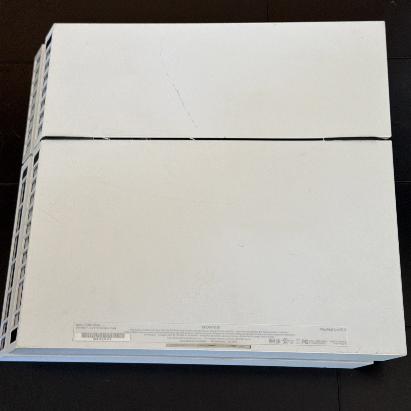 Sony PlayStation 4 PS4 White 500GB Video Game Console Tested Working