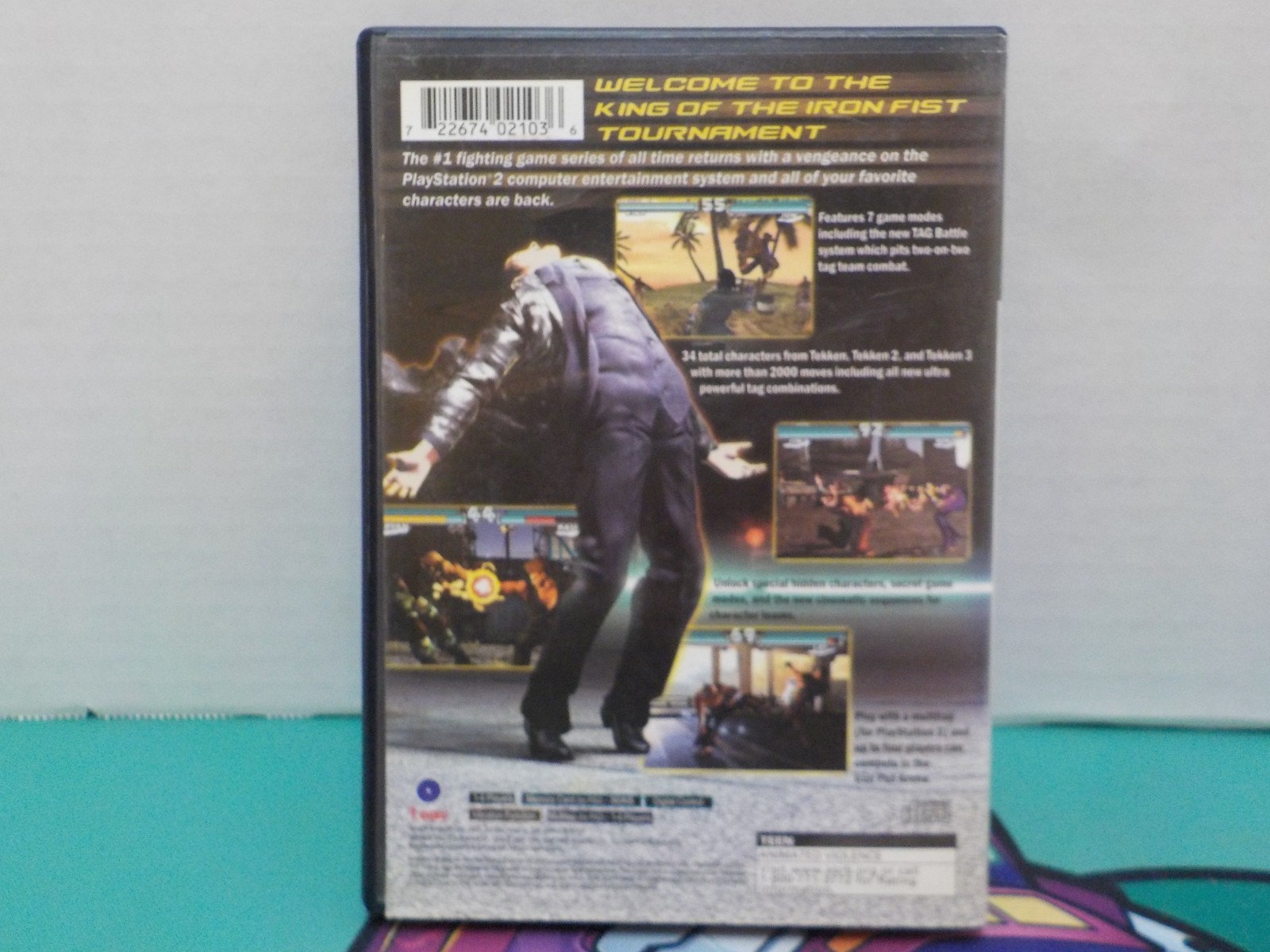 N A1001 Tekken Tag Tournament (Sony PlayStation 2, 2002) PS2 CIB
