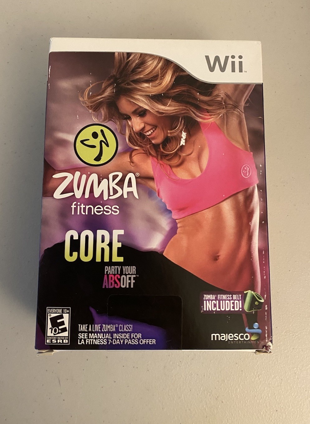 Zumba Fitness Core Nintendo Wii Brand New with belt Boxed Set Sealed Game