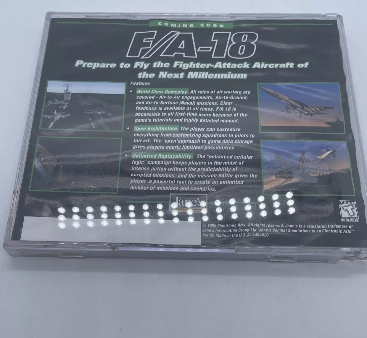 USAF: United States Air Force (PC Game, 1999) Jane’s Combat Simulations