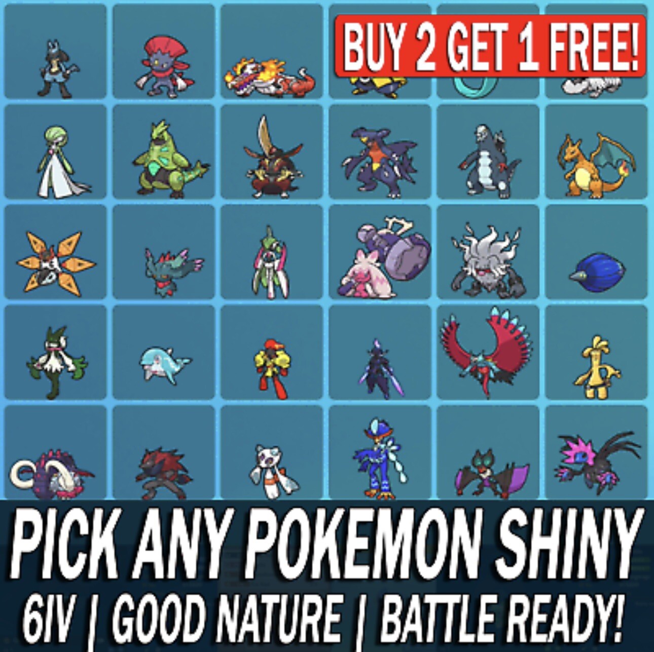 Pokemon Scarlet and Violet SHINY Pokemon with 6IV & Battle Ready!! BUY 2 GET 2!
