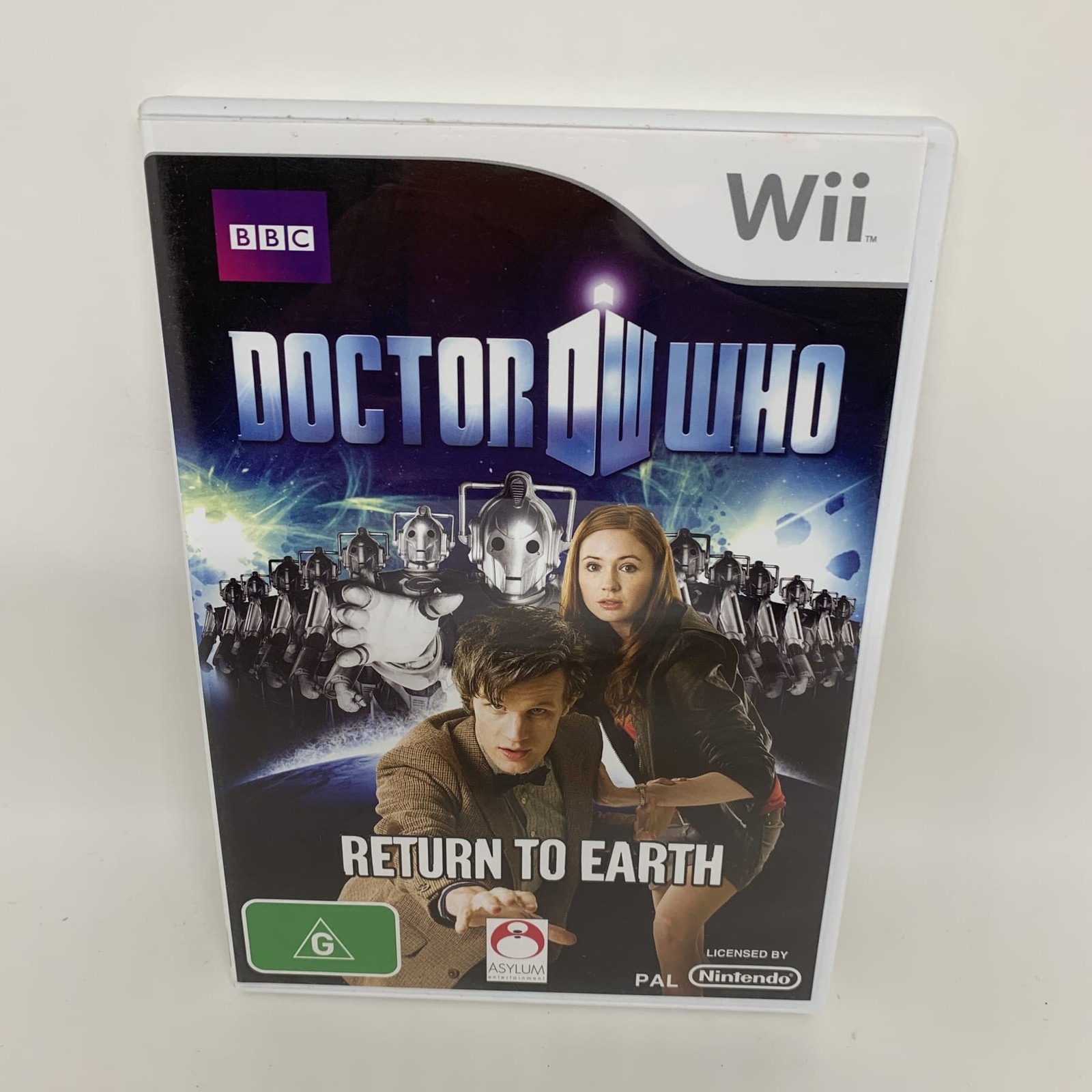 DOCTOR WHO RETURN TO EARTH Nintendo Wii Complete PAL GOOD COND Free Post