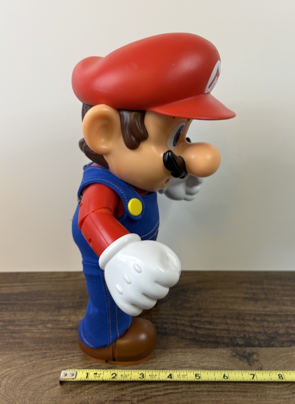 Mario Large 12” Poseable Talking Figure It’s A Me Mario Nintendo Jointed VIDEO