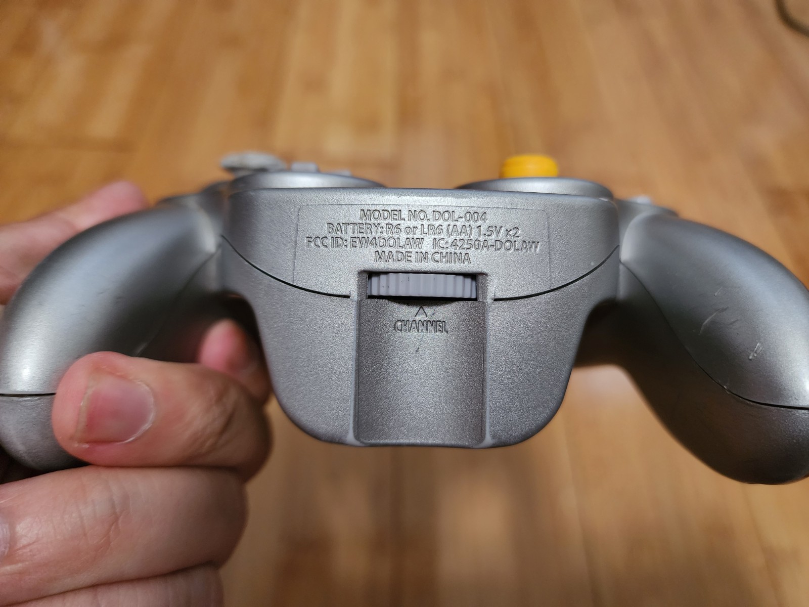 Nintendo Gamecube WaveBird Wireless Controller – Grey (No Receiver & Back Cover)