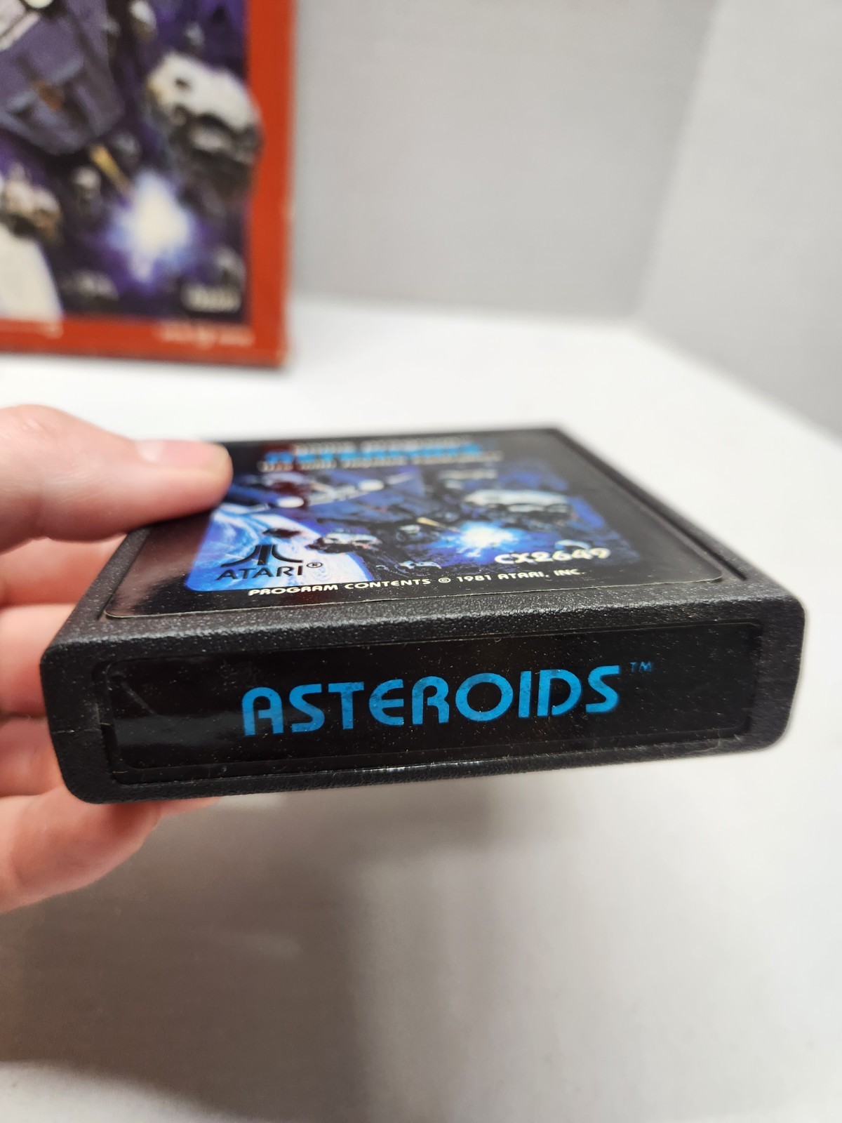 Asteroids (Atari 2600, 1981) Box And Cartridge
