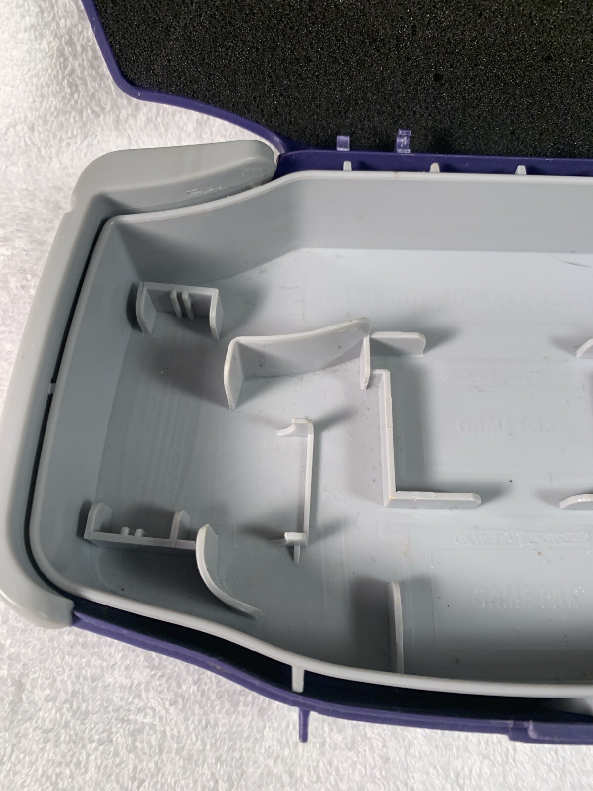 RARE Game Boy Advance Hard Shell Carrying Case 2002 ALS – Indigo Purple Readinfo