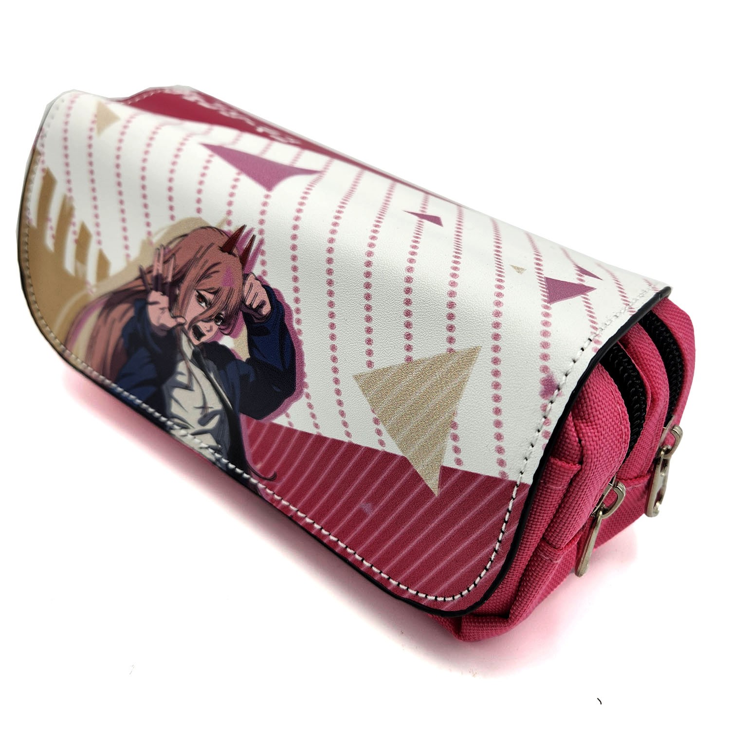 Chainsaw Man Clutch Wallet – POWER STYLE A New (Anime Pencil Case Travel Bag)