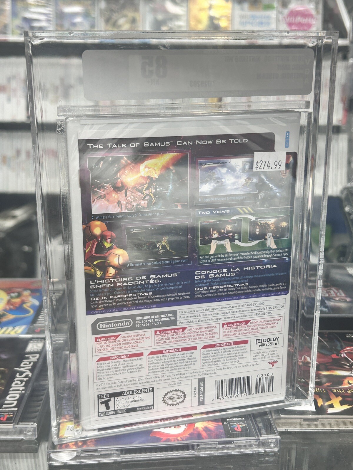 Metroid: Other M Nintendo Wii Sealed Brand New VGA 85+