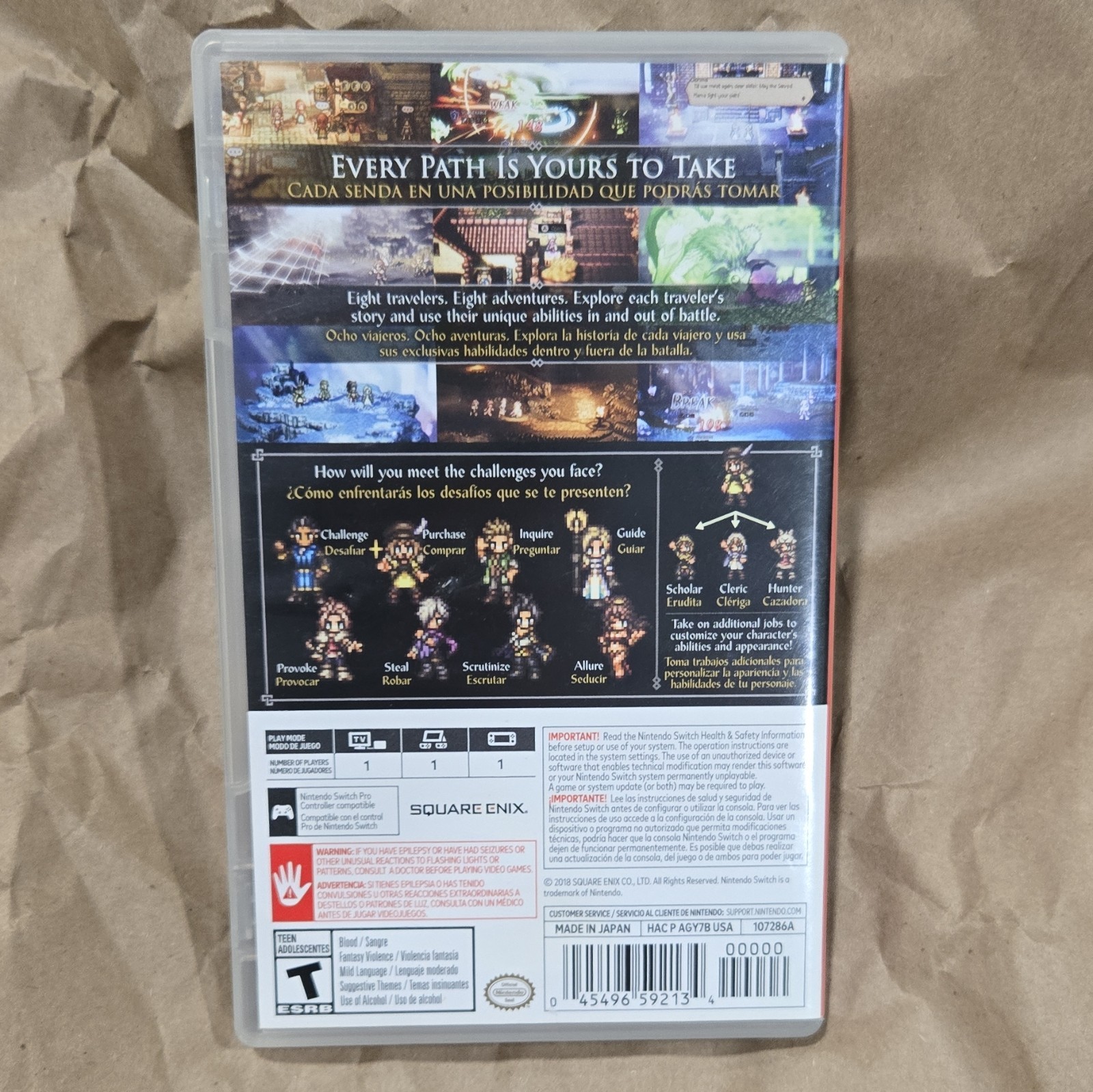 Square Enix Octopath Traveler Series (Nintendo Switch) T-Teen
