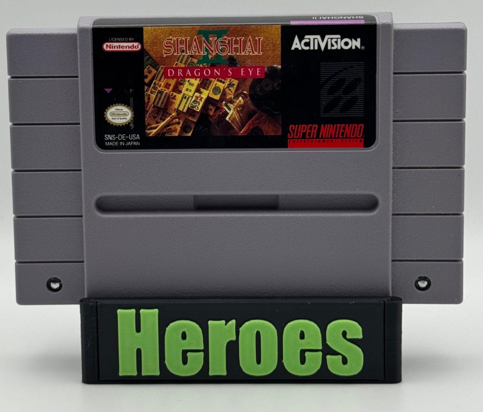 Super Nintendo SNES Shanghai II Dragon’s Eye, Game, Box, Verified Working