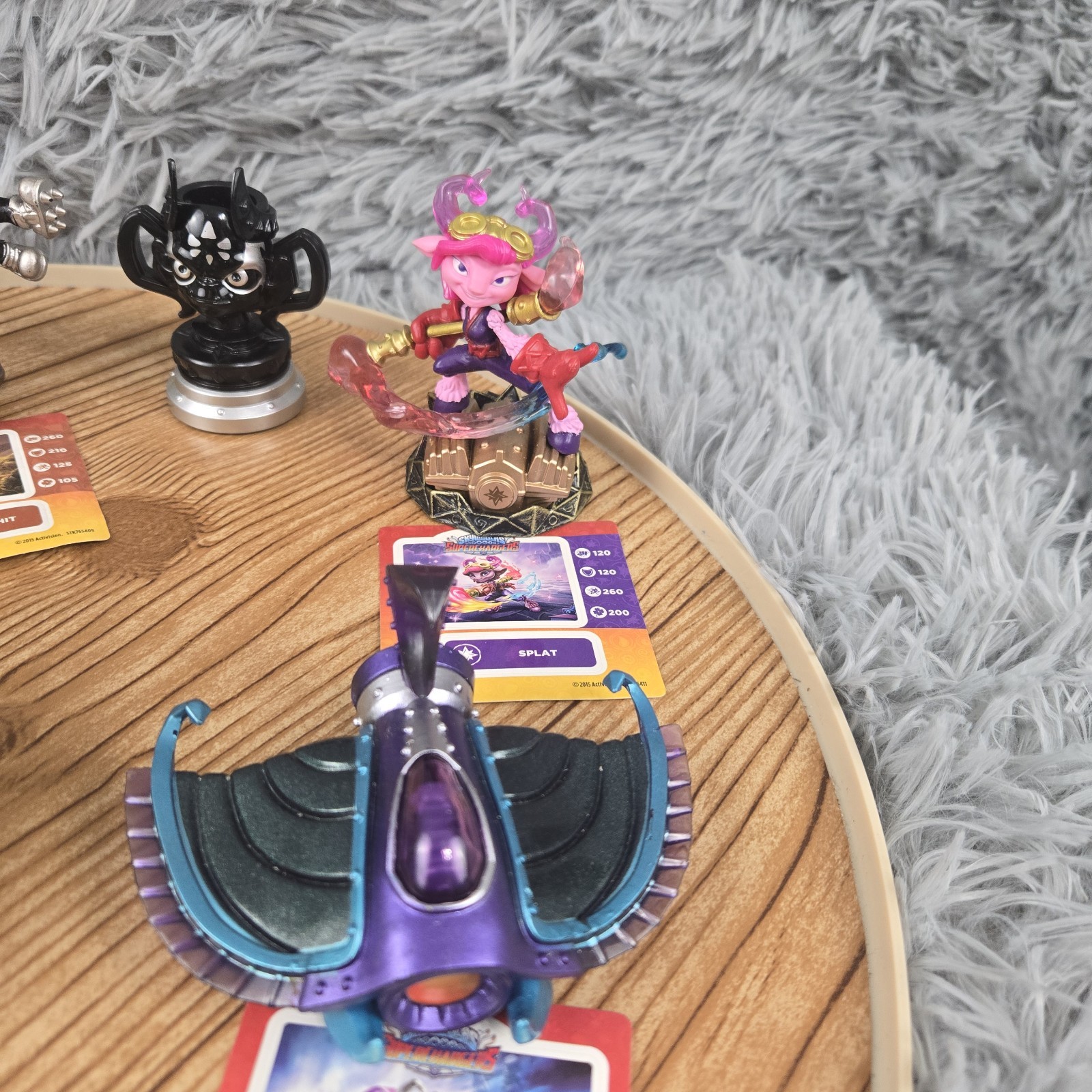 Lot Of 8 Skylanders Super Charges Figures Smash Hit Splat Sun Runner, Sea Shadow