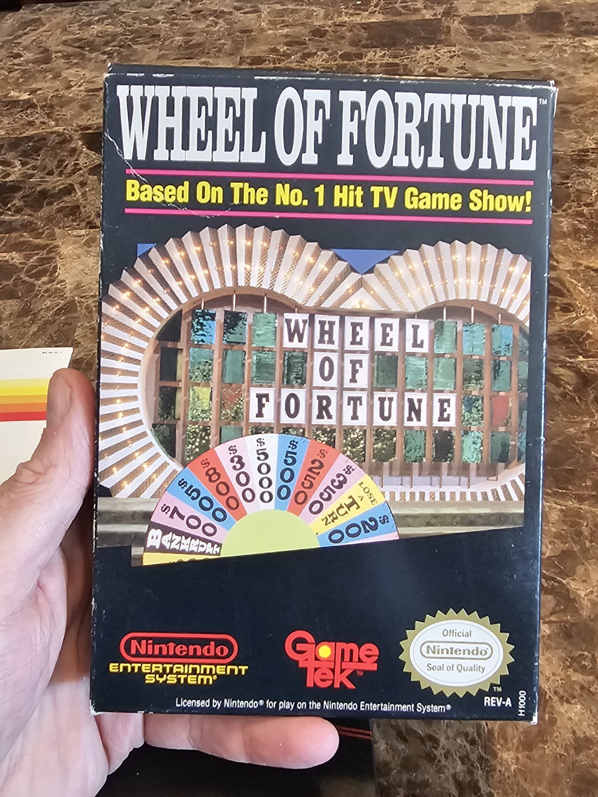 Wheel of Fortune Nintendo Entertainment System 1988 NES Complete CIB Tested NICE