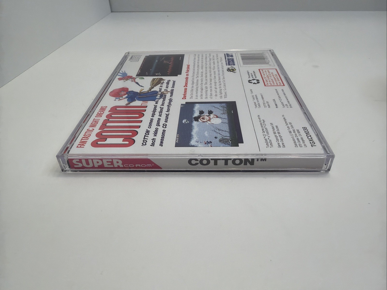 Cotton: Fantastic Night Dreams TurboGrafx Super CD Turbo Duo US Version Complete