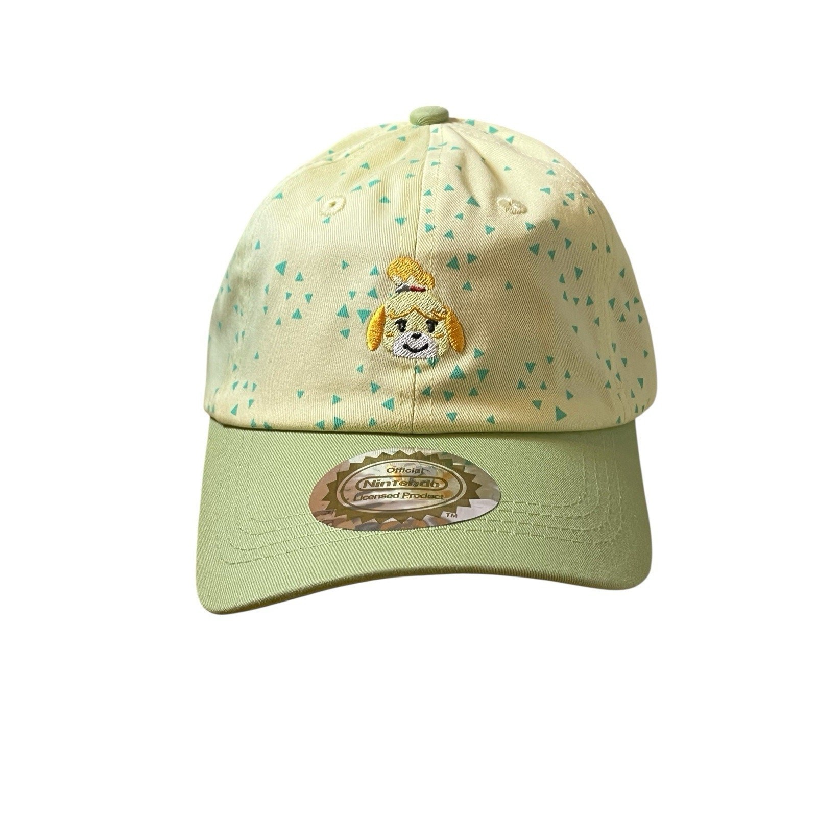 Animal Crossing New Horizons Isabelle Strapback Baseball Cap Yellow Nintendo Hat
