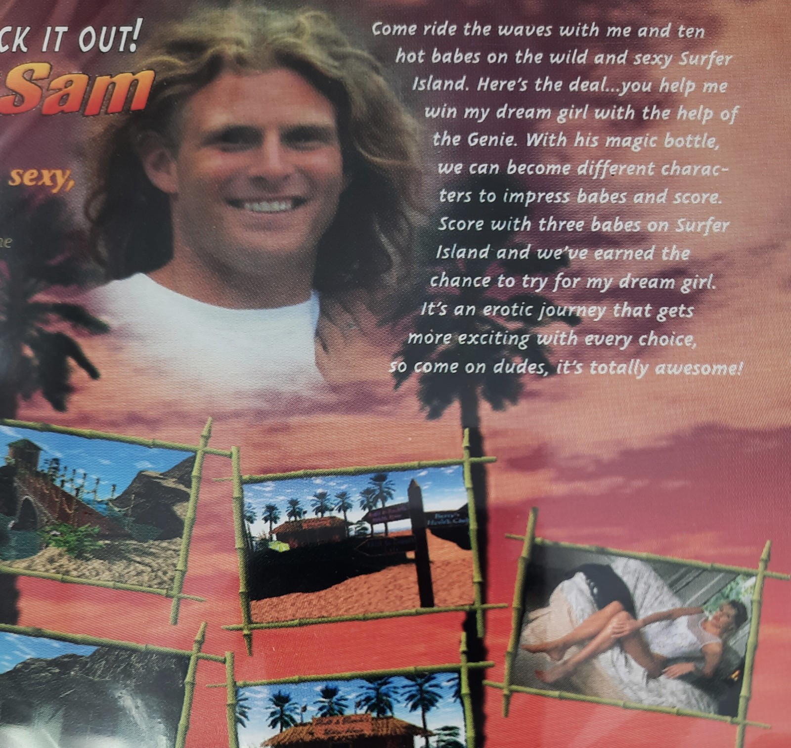 PC CD-ROM Surfin’ Sam – Spice Interactive 1995 Mature New Sealed