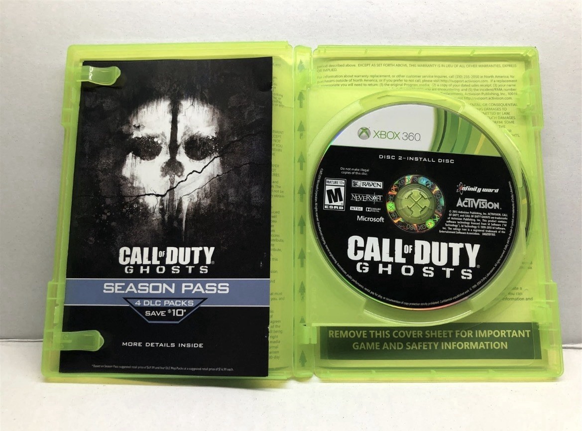 Call Of Duty Ghosts – Microsoft Xbox 360 – Tested 1Y Guarantee MINT 💎 CIB