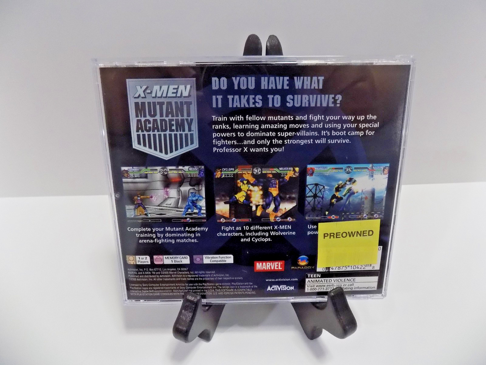 X-Men: Mutant Academy CIB good shape tested PS1 (Sony PlayStation 1, 2003)