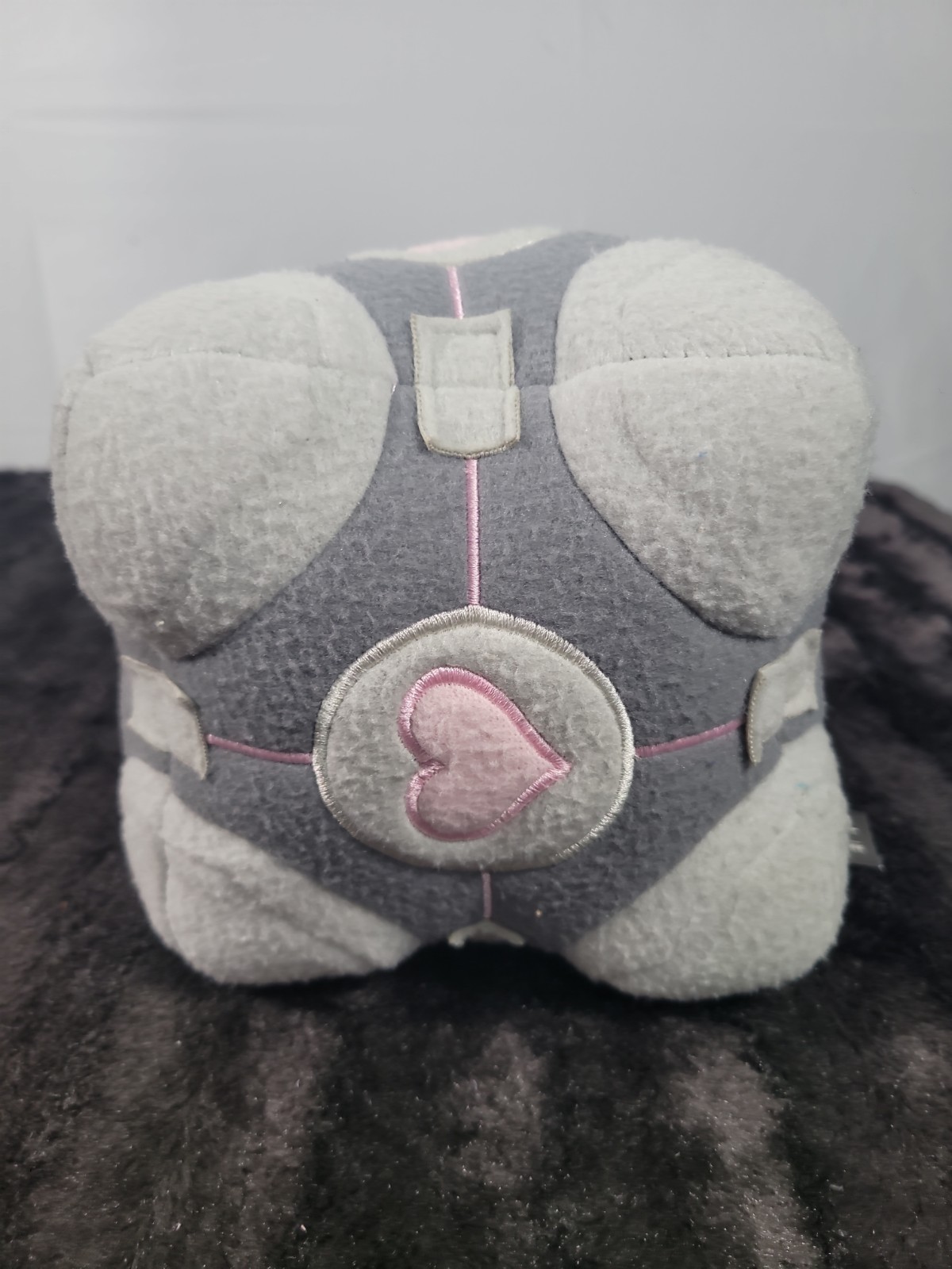 Valve Portal Critters Companion Cube Plush Doll Portal 2 Video Game 2012
