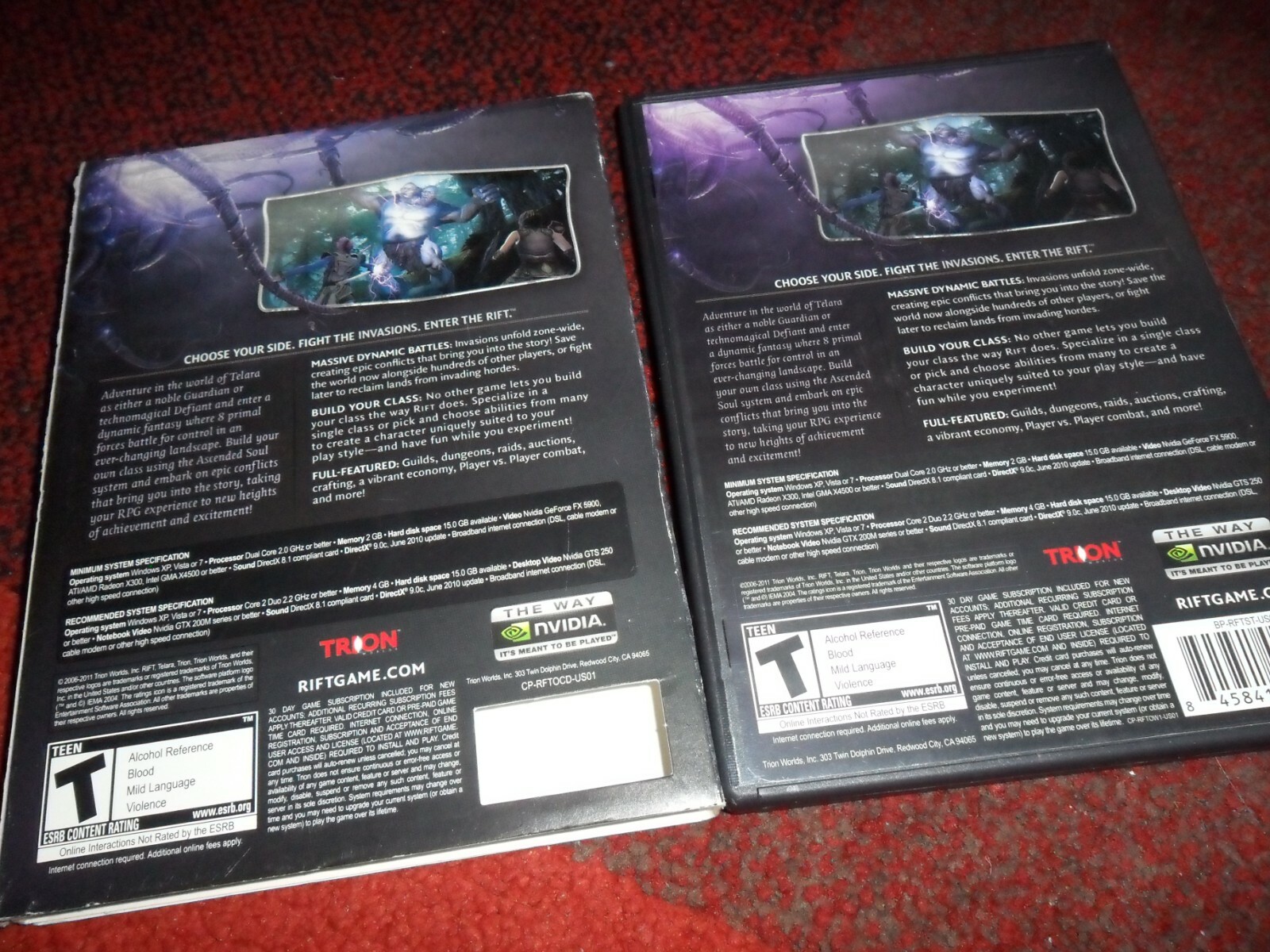 Rift By Trion PC DVD-ROM Online Video Game